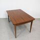 Scandinavian extendable dining table in teak, circa 1960.