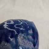 Vintage blue handmade bowl