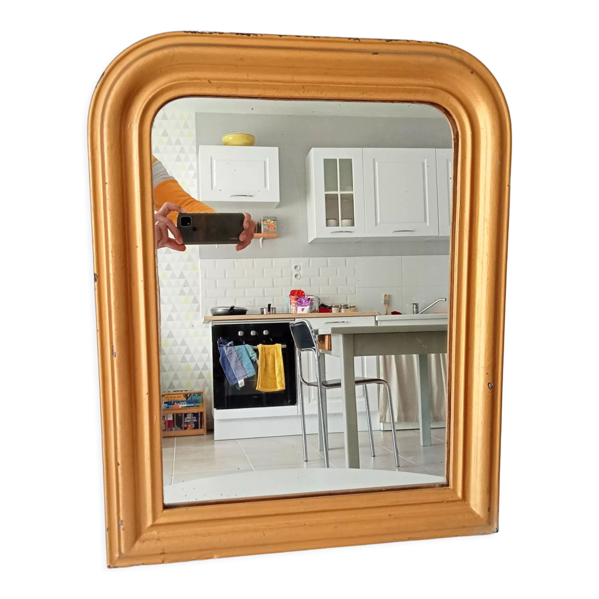 Old mirror Louis Philippe XIXth 64*52