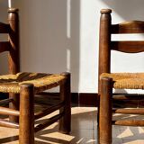 Low fireplace chair attributed to Charles Dudouyt.