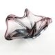 Sommerso bowl, mid-century modern, purple glass, Murano, Italy, 1950s