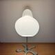 Lampe de table "Coco" design Aldo Cibic édition Foscarini - Métal gris & ve