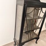 Showcase with a cabinet of curiosities effect