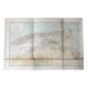 Carte ancienne Algérie et Tunisie 72,5x47cm