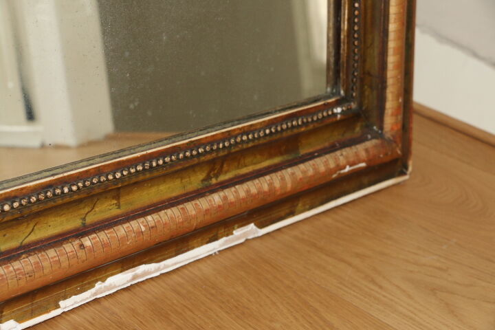 Old golden mirror 105x77cm