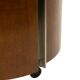 Eugenio Gerli, for Tecno. Round coffee table with integrated bar. Circa 1960.