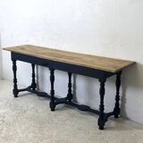 19th century solid oak console