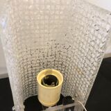 Polished glass wall lamp