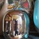 Apple ice bucket in silver metal signed Daniel CREGUT vintage