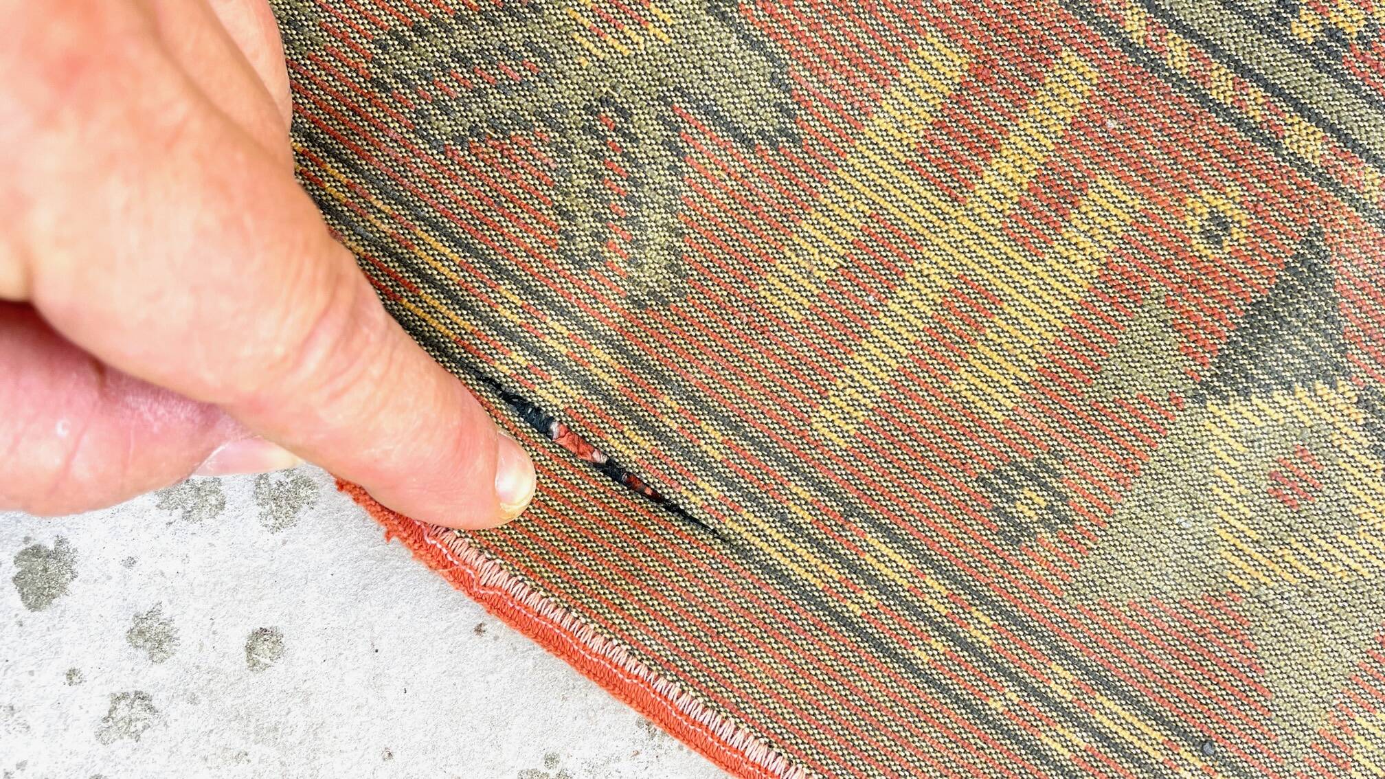 Vintage silk and cotton carpets