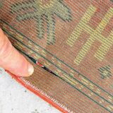 Vintage silk and cotton carpets