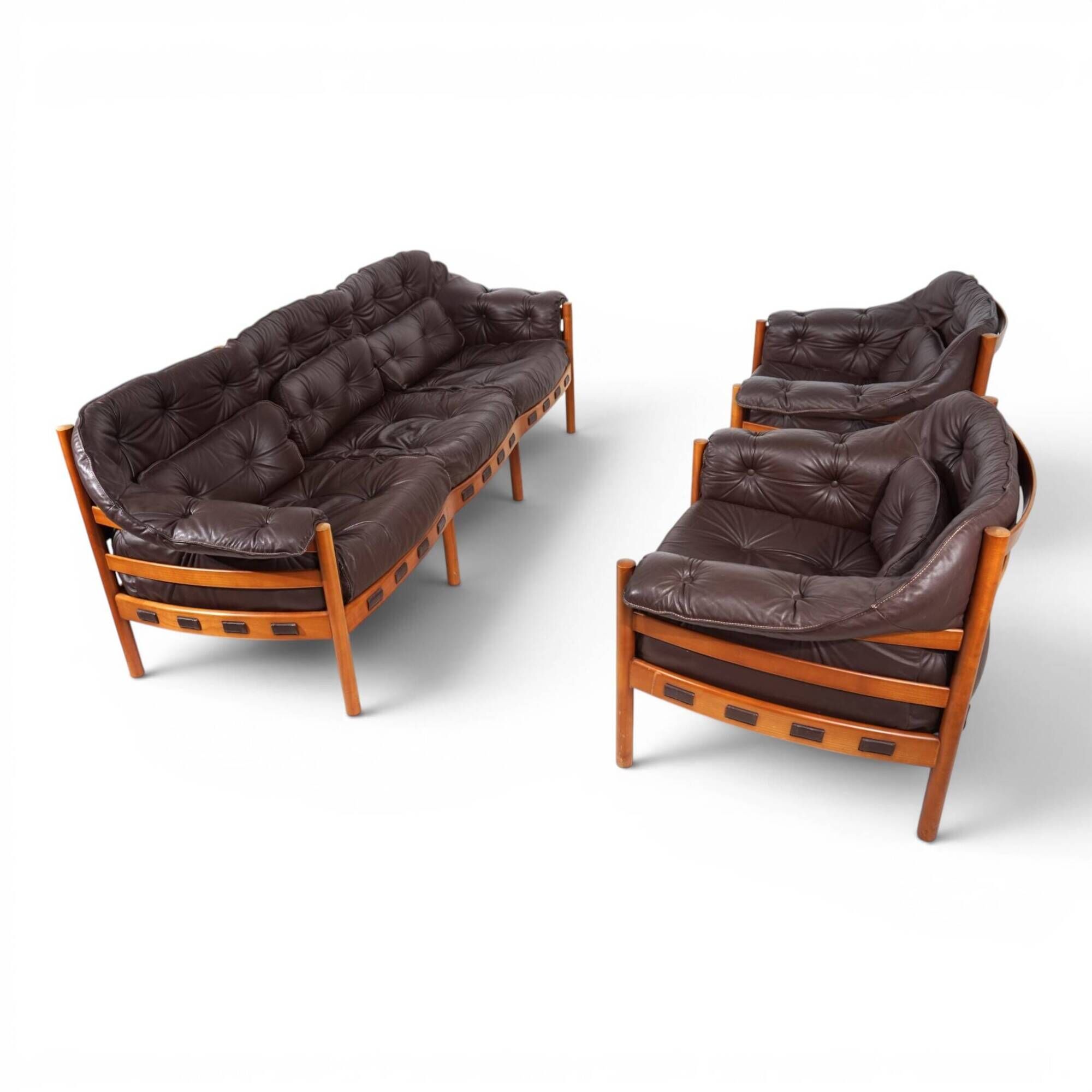 Coja Living Room Set by Sven Ellekaer – 3-Seater Sofa and 2 Lounge Chairs i