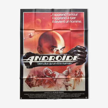 Poster ANDROIDE SF AARON LIPSTADT Klaus Kinski 120x160cm