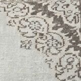 Tapis vintage classique 5x9 nuances de gris et de marron, 150x278 cm