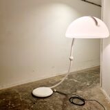 White Serpente Floor Lamp by Elio Martinelli for Martinelli Luce