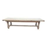 Farm table, 1 drawer, 3 metres long