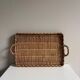 Vintage wicker trays