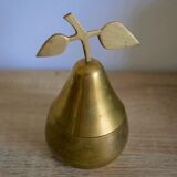 Vintage brass pear