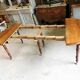 Table 6 feet Louis Philippe with 3 walnut extensions of the 19th siecle