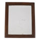 Old rectangular mirror, wooden frame