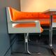 Vintage dining area bench and matching table