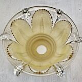 Wall lamp double fires copper metal art deco glassware ezan opalescent gilded