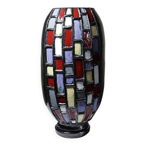 Grand vase moderniste - noire