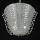 Rare Art Deco Ercole Barovier chandelier in  Murano glass. Italy 1940