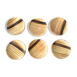 Dessert plates Vallauris Grandjean Jourdan