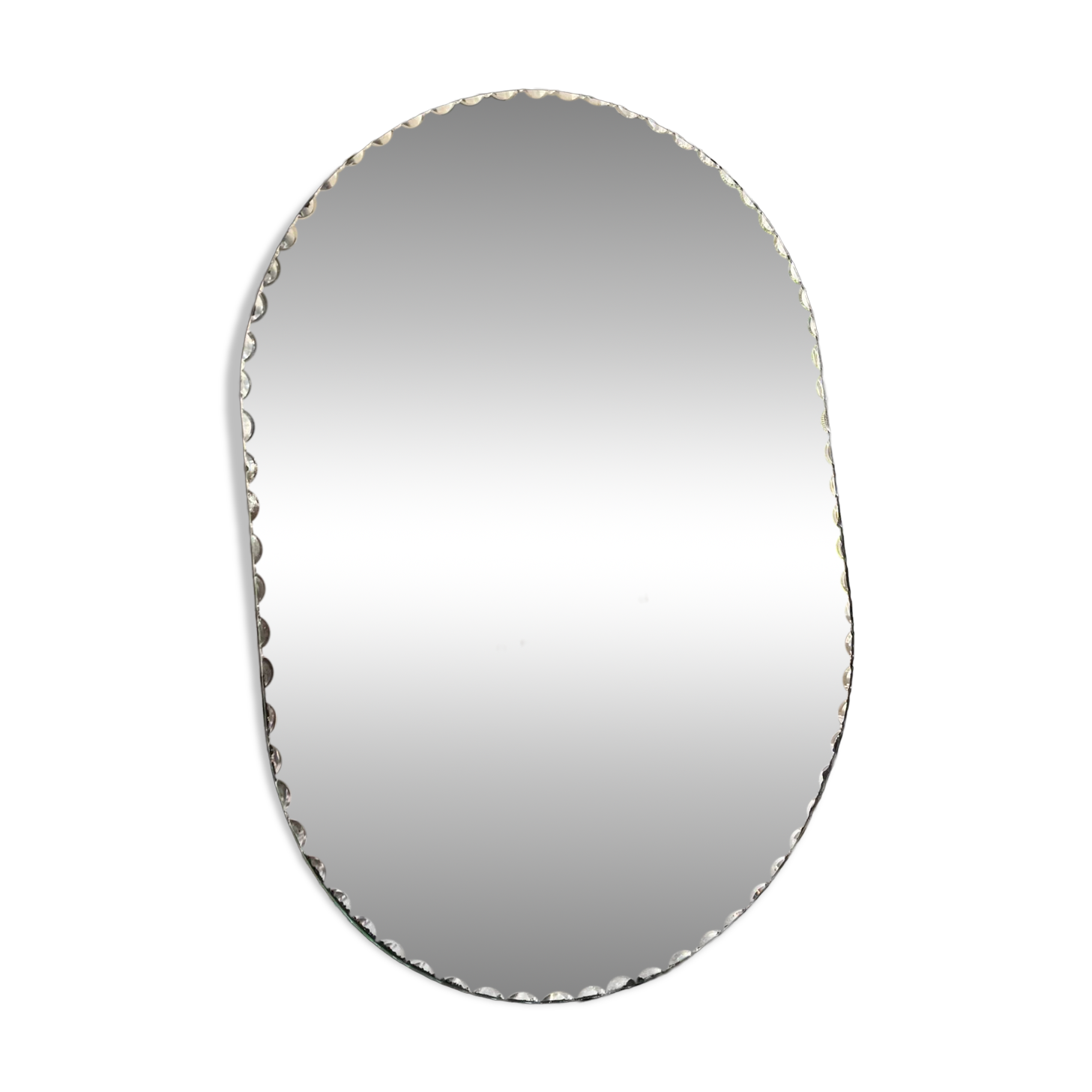 Bevelled oblong mirror ⌀ 110 x 81 cm