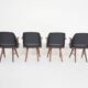 Set of four Cees Braakman for Pastoe model FT30 dining chairs, The Netherlands 1954