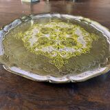 Venetian tray in gilded wood