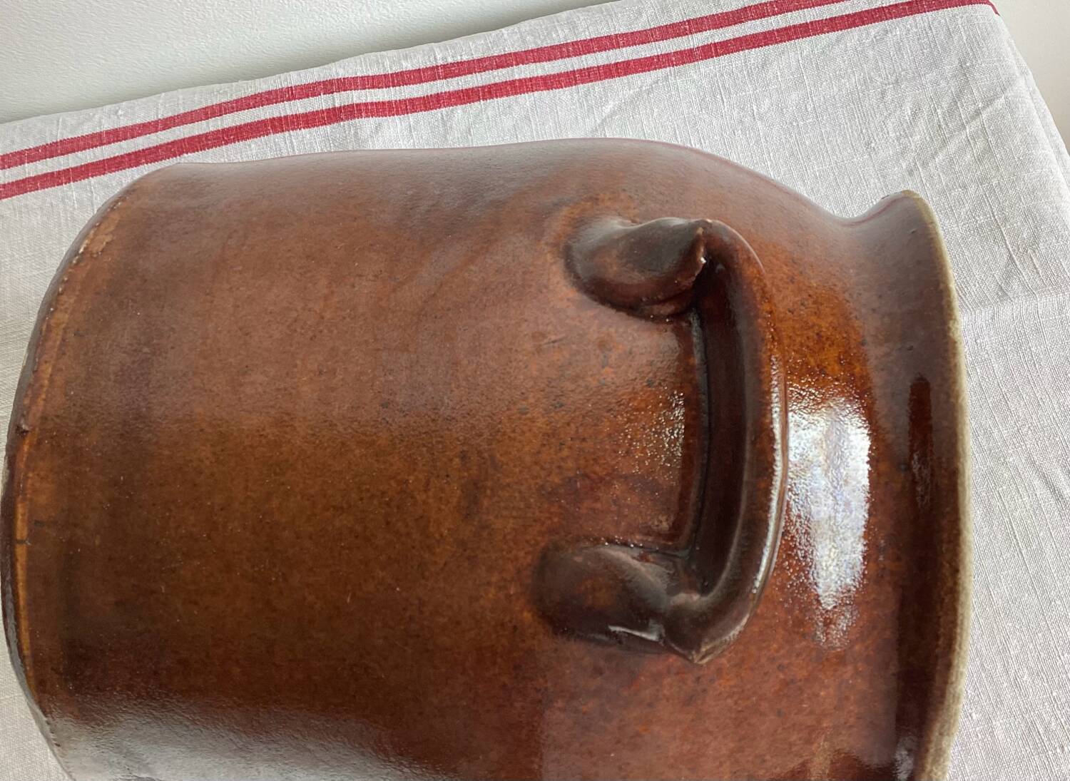 Old stoneware pot