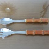 Covered salad sleeves in 70s bamboo