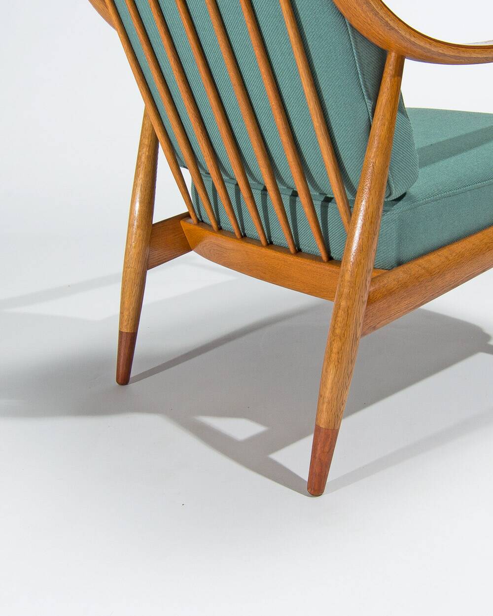 Danish Armchair in Teak & Oak by Pater Hvidt Mid Century