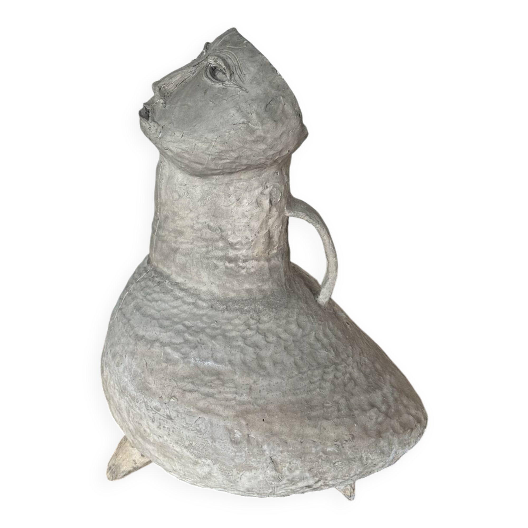 Large zoomorphic ceramic vase