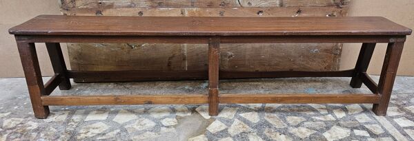 Ancien banc en teck birman