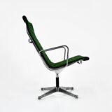 Green EA124 armchair by Charles and Ray Eames for Herman Miller, 1970s