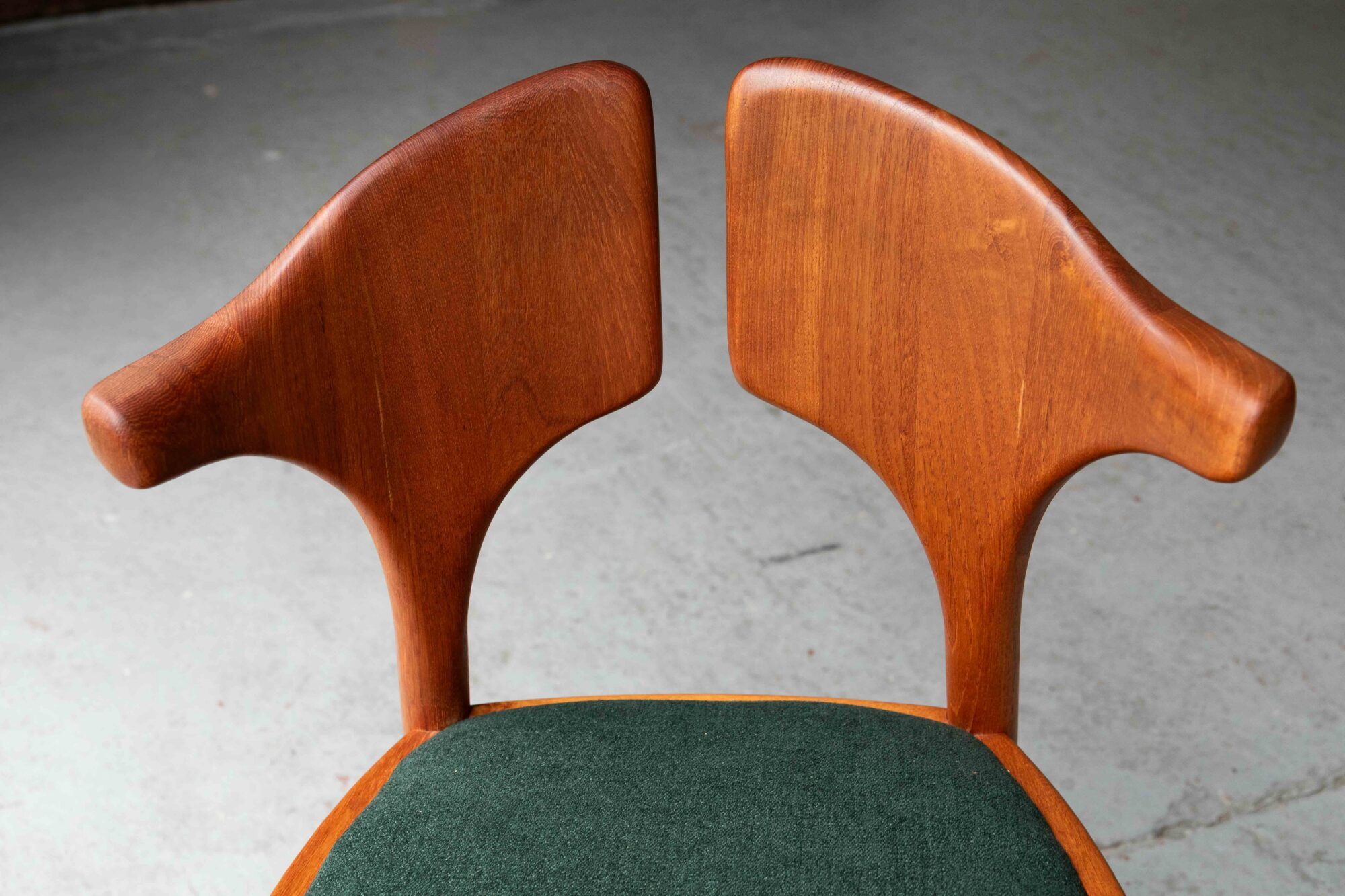 Set of 4 dining chairs by Schou Andersen