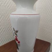 Porcelain vase with peacock decoration