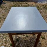 1950s Wooden Table with Extensions