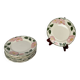 Set of 9 Villeroy & Boch "Wild Rose" dessert plates, 1970