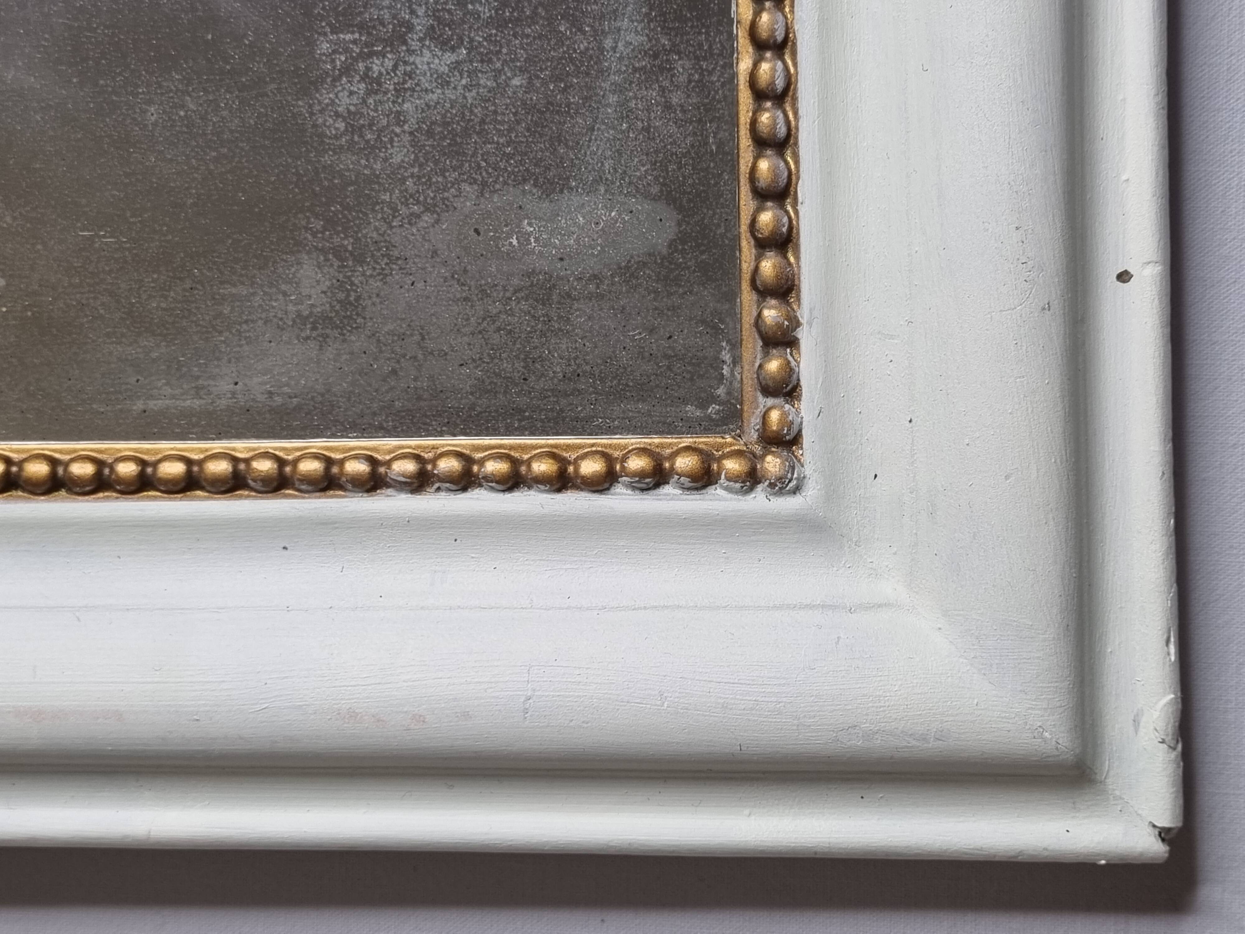 Miroir à poser vintage de style Louis Philippe 49 cm x 40 cm