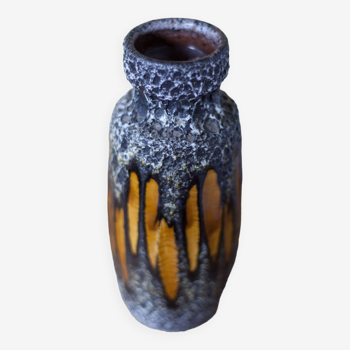 Vase céramique West Germany, vase fat lava, 210-18, pot à fleurs, collection, 60's