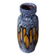 West Germany ceramic vase, fat lava vase, 210-18, flower pot, collection, 60's