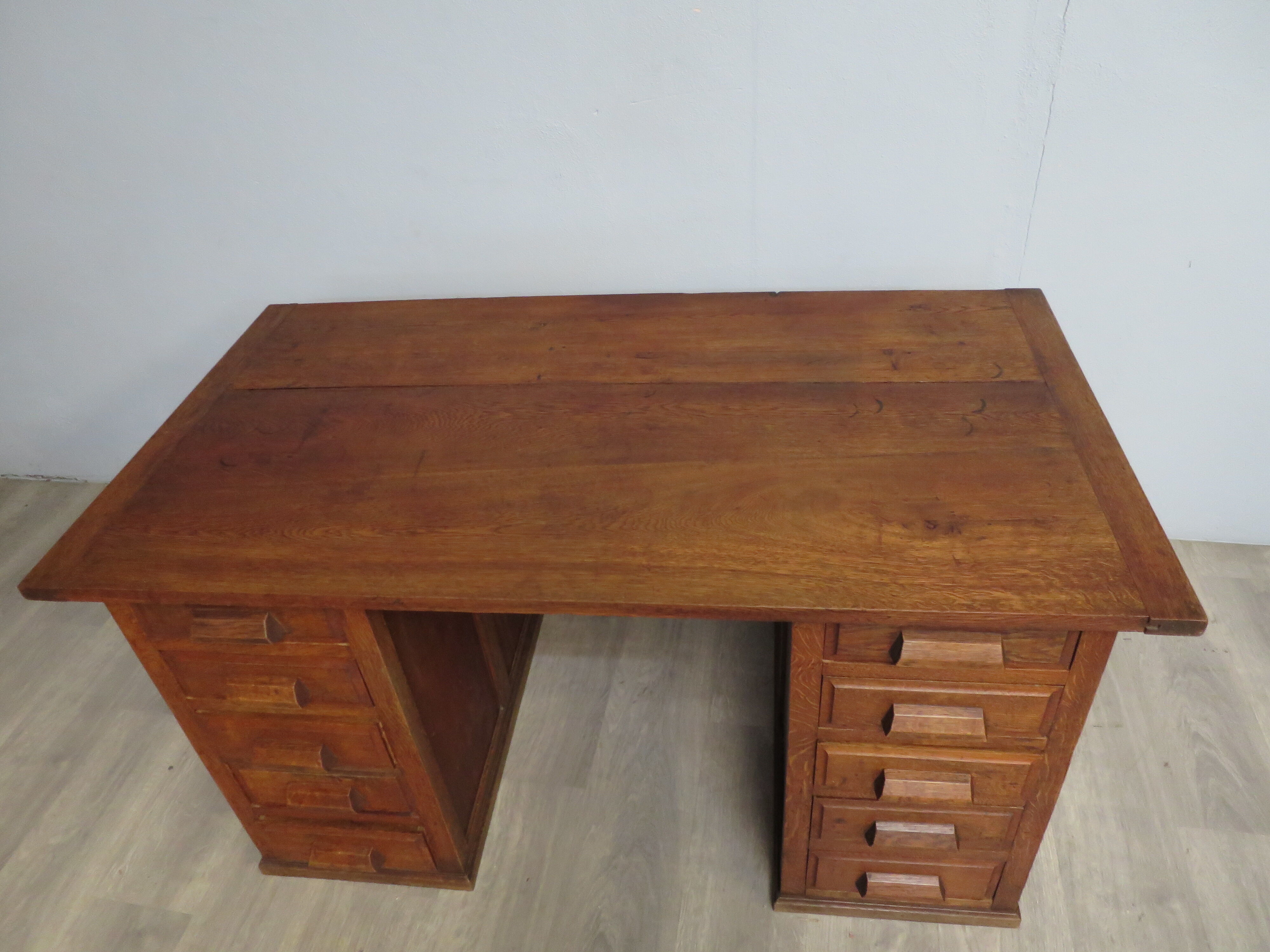 Former 1950s oak desk