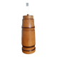 Turned wooden lamp base