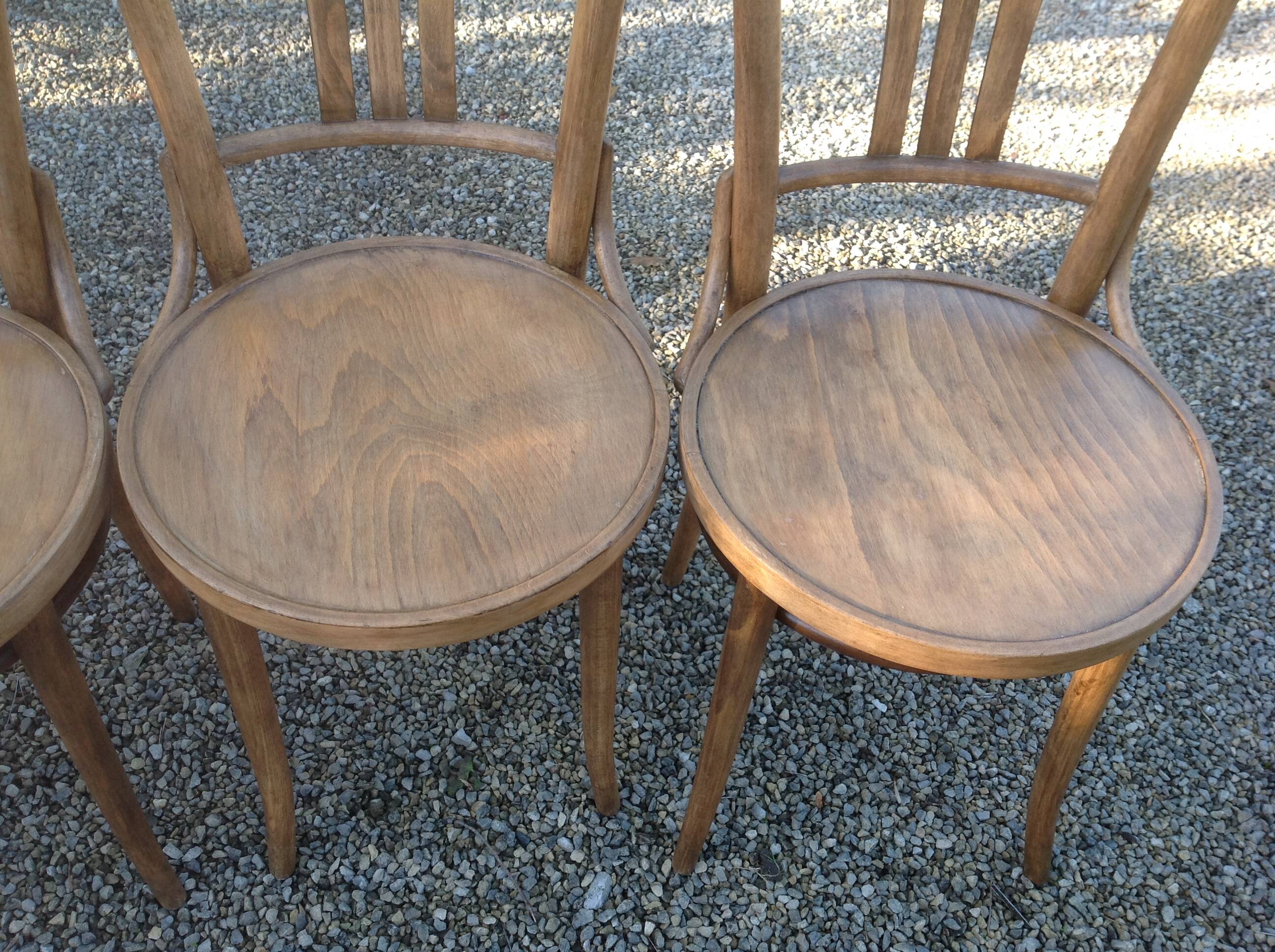 6 chaises bistrot vintage