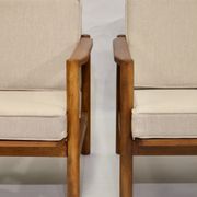 Pair of 60s Scandinavian style armchairs