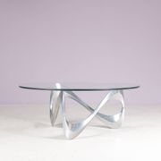 1970s Snake coffee table by Ronald Schmitt Germany